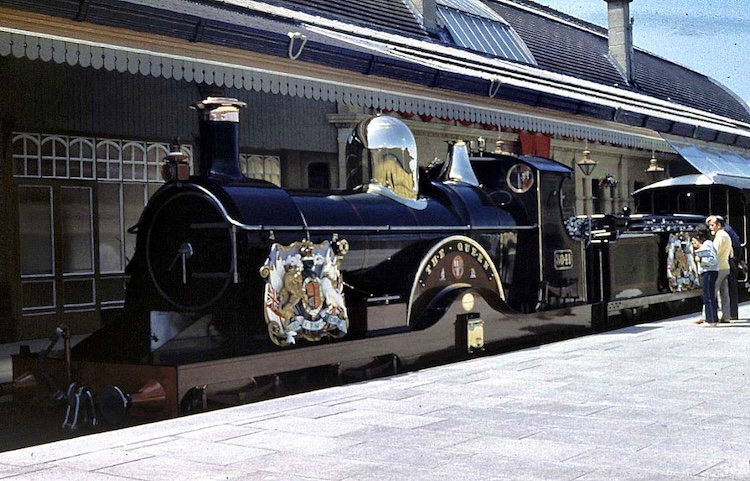 Old fashion steam train